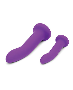 Together Together 2 pc 5.5 &amp; 7.75 Silicone Dildo &amp; Harness Set - Image 5