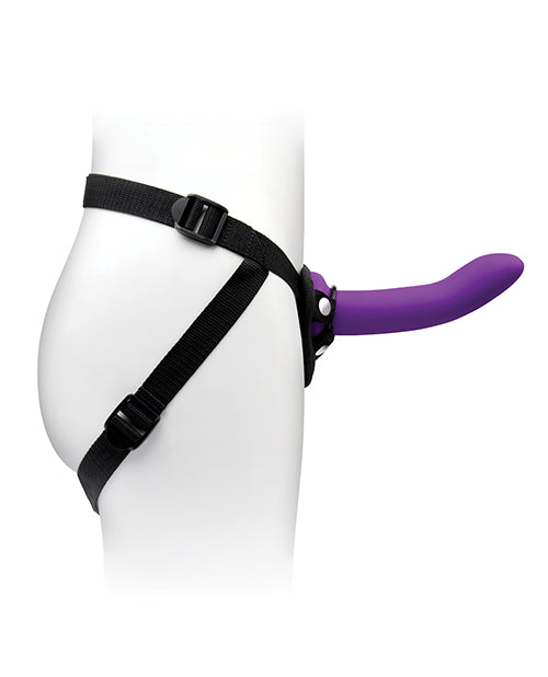 Together Together 2 pc 5.5 &amp; 7.75 Silicone Dildo &amp; Harness Set