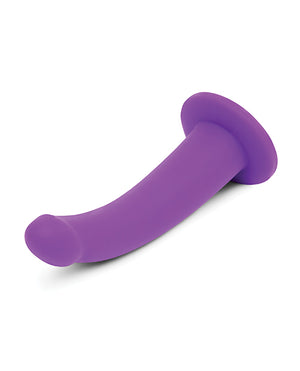 Together Together Tilt 6.5 Vibrating Silicone Dildo &amp; Harness Set - Image 4