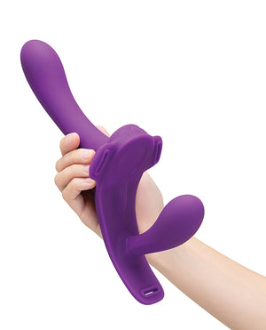 Lock-In Dual-Ended Vibrating Strap-On & Harness Set - Image 5