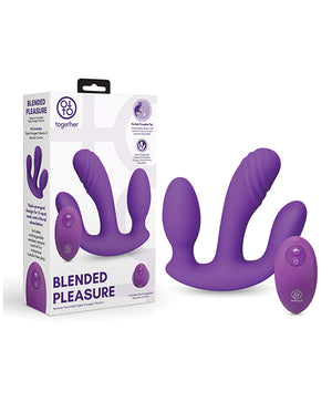 Together Together Blended Pleasure Remote Controlled Triple-Pronged Vibrator