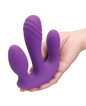 Together Together Blended Pleasure Remote Controlled Triple-Pronged Vibrator - Image 4