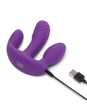 Together Together Blended Pleasure Remote Controlled Triple-Pronged Vibrator - Image 5