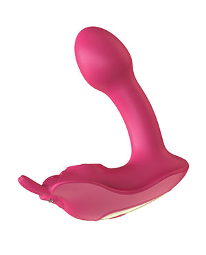 Noire Collection Honey Ryder Dual Action Thumping &amp; Vibrating Rabbit - Pink - Image 4