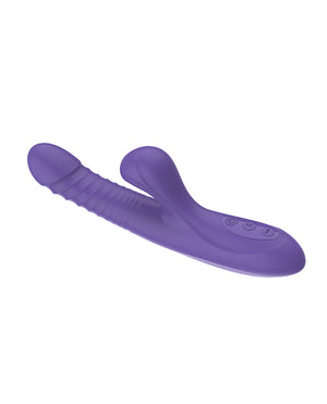 Omega Multi Function Warming Head Rabbit Vibe - Purple - Image 5