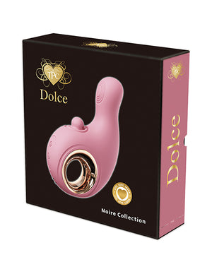 Noire Collection Dolce Dual Action Tapping Vibrator - Pink - Image 3