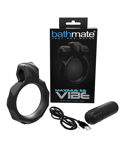 Bathmate Bathmate Maximus Vibe 55 Cock Ring - Black