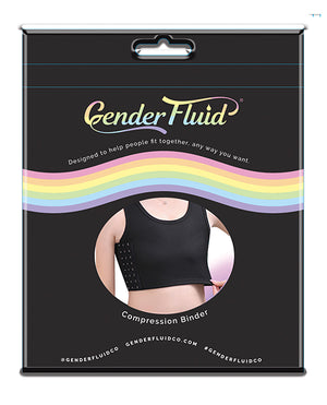 Gender Fluid Gender Fluid Chest Compression Binder - XXL Black