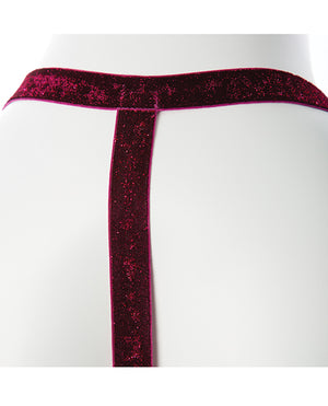 Gender Fluid Gender Fluid Sugar Coated Harness - S-L Raspberry Glitter - Image 4