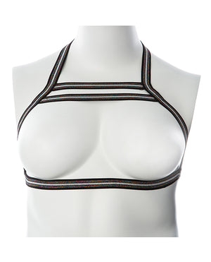 Gender Fluid Gender Fluid Silver Lining Harness - S-L Black/Silver
