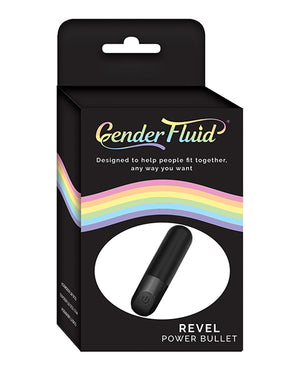 Gender Fluid Gender Fluid Revel Power Bullet - Matte Black