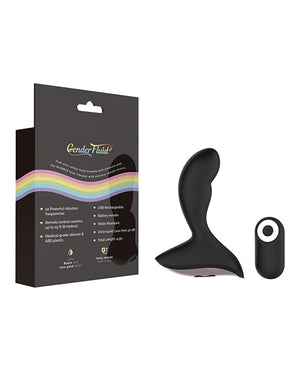Gender Fluid Gender Fluid Rumble Anal Vibe w/Remote - Black - Image 2