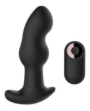 Gender Fluid Gender Fluid Frission Anal Vibe w/Remote - Black - Image 4