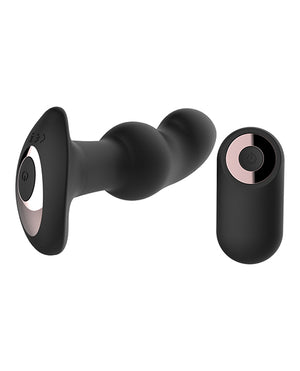 Gender Fluid Gender Fluid Frission Anal Vibe w/Remote - Black - Image 5
