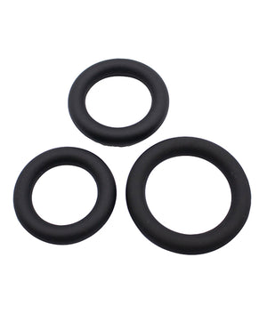 Gender Fluid Gender Fluid Clincher Tension Ring Set - Black - Image 3