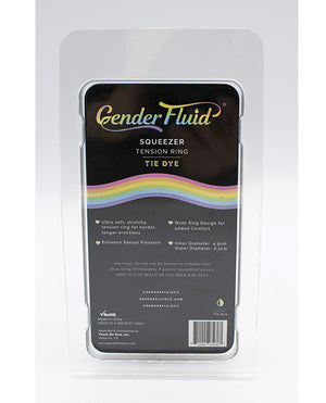 Gender Fluid Gender Fluid Squeezer Tension Ring - Tie Dye - Image 2