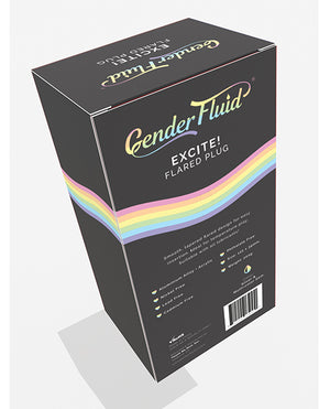 Gender Fluid Gender Fluid Excite! Flared Plug - Silver - Image 2