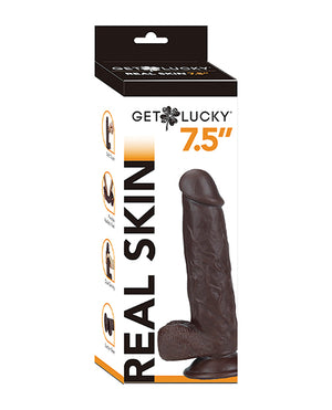 Get Lucky Get Lucky 7.5" Real Skin Series - Dark Brown
