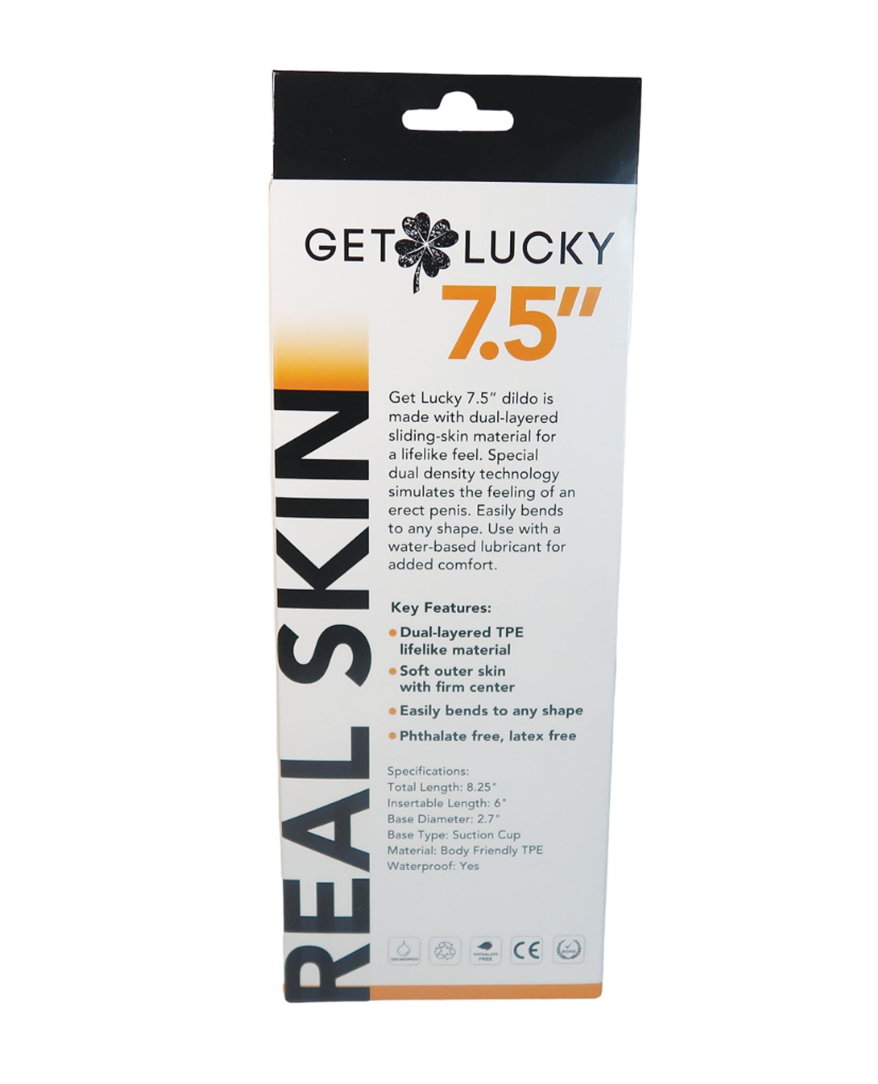 Get Lucky Get Lucky 7.5" Real Skin Series - Flesh