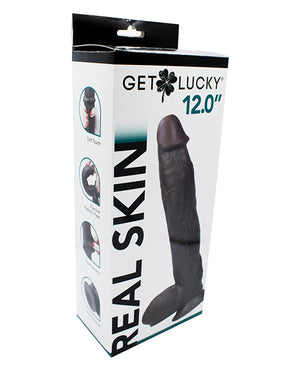 Get Lucky Get Lucky 12" Real Skin Series - Dark Brown