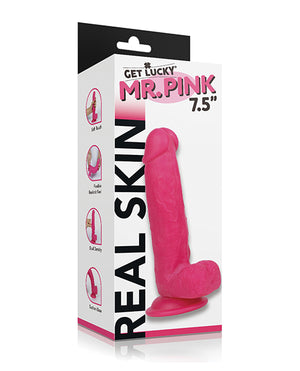 Get Lucky Get Lucky Mr. Pink 7.5" Dual Layer Dong