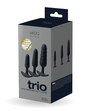 VeDO VeDO Trio Anal Plug Set - Black