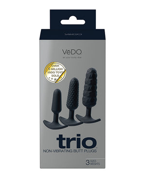 VeDO VeDO Trio Anal Plug Set - Black - Image 4