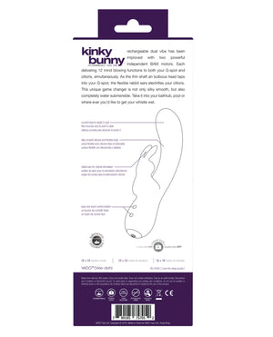 VeDO VeDO Kinky Bunny Plus Rechargeable Dual Vibe - Deep Purple - Image 2