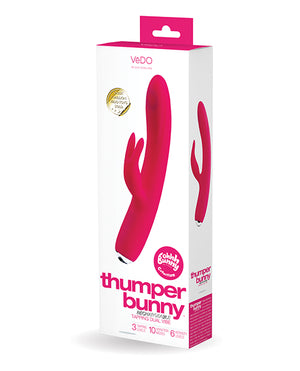 VeDO VeDO Thumper Bunny Rechargeable Dual Vibe - Pretty in Pink - Image 3