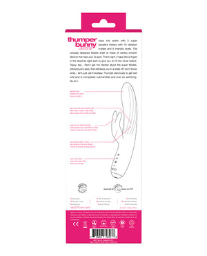 VeDO VeDO Thumper Bunny Rechargeable Dual Vibe - Pretty in Pink - Image 4