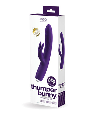 VeDO VeDO Thumper Bunny Rechargeable Dual Vibe - Deep Purple
