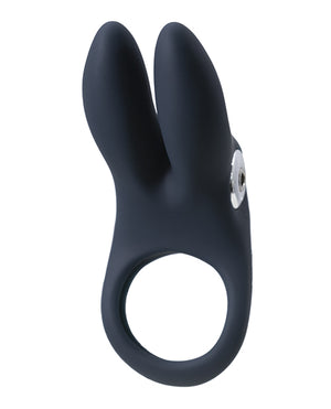 VeDO VeDO Sexy Bunny Rechargeable Ring - Just Black - Image 2