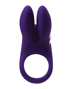 VeDO VeDO Sexy Bunny Rechargeable Ring - Deep Purple - Image 3