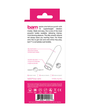 VeDO VeDO Bam Rechargeable Bullet - Foxy Pink - Image 2