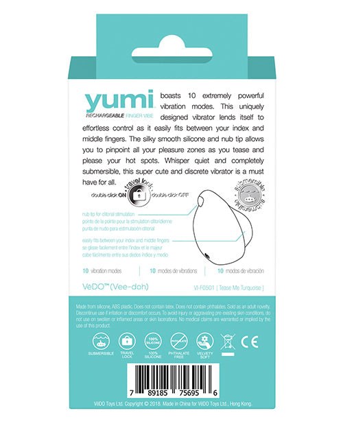 VeDO VeDO Yumi Layon Vibe - Tease Me Turquoise