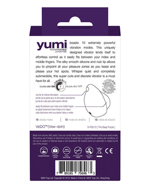VeDO VeDO Yumi Finger Vibe - Deep Purple - Image 5