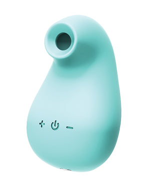 VeDO VeDO Suki Rechargeable Vibrating Sucker - Tease Me Turquoise - Image 4