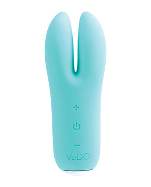 VeDO VeDO Kitti Rechargeable Dual Vibe - Tease Me Turquoise - Image 2