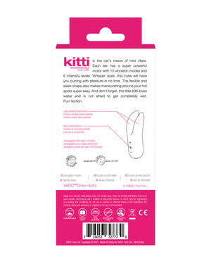 VeDO VeDO Kitti Rechargeable Dual Vibe - Foxy Pink - Image 4