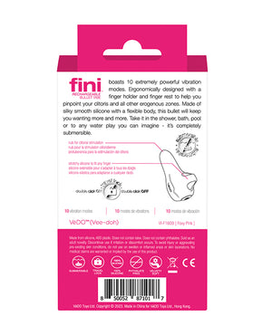 VeDO VeDO Fini Rechargeable Bullet Vibe - Pink - Image 5