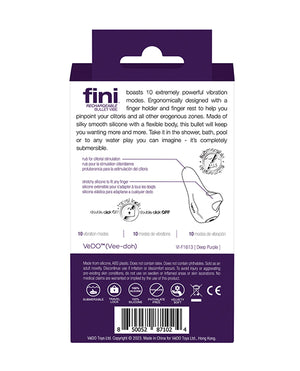 VeDO VeDO Fini Rechargeable Bullet Vibe - Purple - Image 5