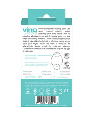 VeDO VeDO Vino Rechargeable Sonic Vibe - Turquoise - Image 5