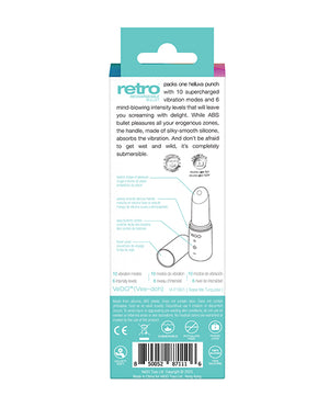 VeDO Retro Rechargeable Bullet Lip Stick Vibe - Turquoise - Image 5