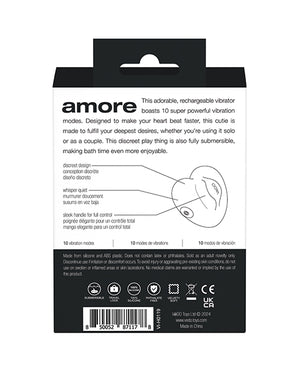 VeDo Amore Rechargeable Pleasure Vibe - Black - Image 5