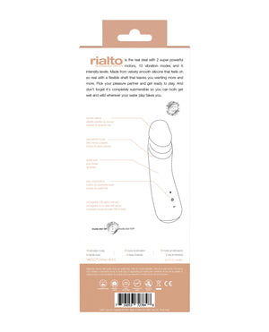 VeDO VeDO Rialto Rechargeable Vibe - Vanilla - Image 2