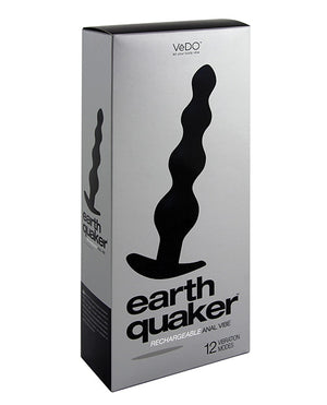 VeDO VeDO Earth Quaker Anal Vibe - Just Black