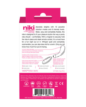VeDO VeDO Niki Rechargeable Panty Vibe - Foxy Pink - Image 5