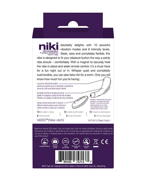 VeDO VeDO Niki Rechargeable Panty Vibe - Deep Purple - Image 3