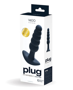 VeDO VeDO Plug Rechargeable Anal Plug - Black - Image 3
