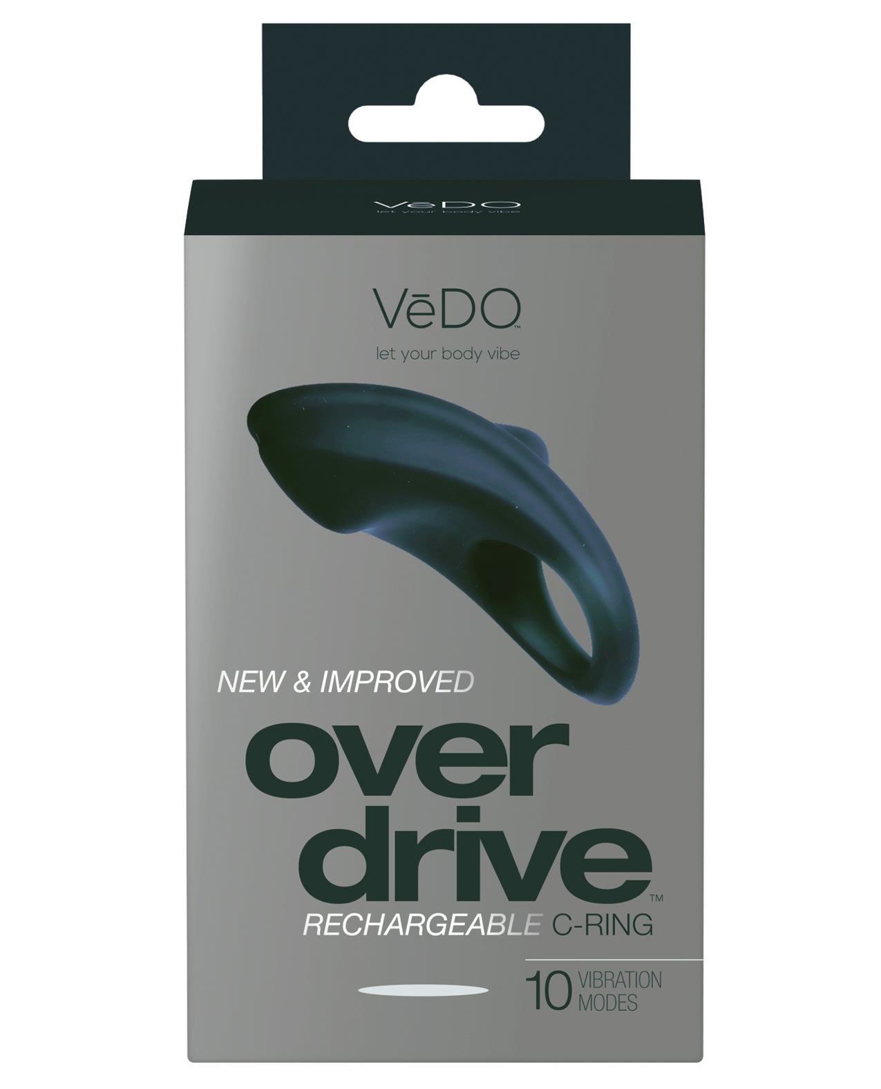 VeDO VeDO Overdrive Plus Rechargeable C Ring - Just Black